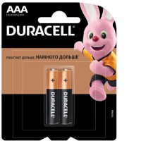 Батарейка алкалиновая Duracell Basic AAA/LR03/BL2
