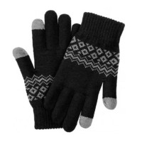 Перчатки Xiaomi Touchscreen Winter Wool Gloves чёрный