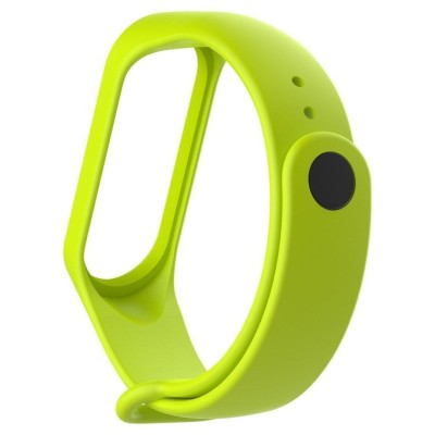 Ремешок для Xiaomi Mi Band 3/4 силиконовый салатовый Ремешок для Xiaomi Mi Band 3/4 силиконовый салатовый