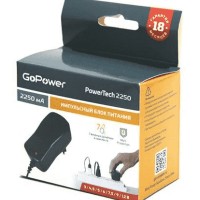 Импульсный блок питания GoPower PowerTech 2250 12V/2250 mA (7 переходников)
