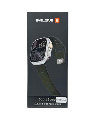 Сменный браслет Evelatus для Apple Watch 42-44-45-49mm тёмно-зелёный Сменный браслет Evelatus для Apple Watch 42-44-45-49mm - популярный вариант среди пользователей Apple Watch. Ремешок Evelatus совместим с моделями Apple Watch диаметром 42-44-45-49mm. Материал: ремешок изготовлен из высококачественного силикона, мягкого, гибкого и удобного в ношении. Дизайн: Ремешок имеет элегантный минималистичный дизайн и гладкую матовую поверхность. Быстросъемный механизм позволяет легко переключаться между ремнями.
Противоаллергенный и гипоаллергенный материал.
Дышащая конструкция помогает сохранять запястье прохладным и сухим. Легко чистить и обслуживать. Он идеально подходит для повседневного ношения и его можно легко заменить на другие ремешки, соответствующие вашему настроению или наряду.