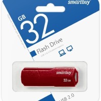 USB флеш накопитель Smartbuy 32GB Clue Burgundy (SB32GBCLU-BG)