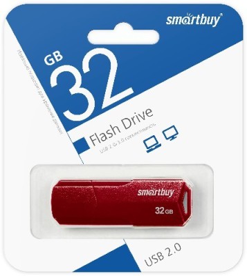 USB флеш накопитель Smartbuy 32GB Clue Burgundy (SB32GBCLU-BG) USB флеш накопитель Smartbuy 32GB Clue Burgundy (SB32GBCLU-BG)