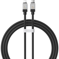 Кабель-зарядка Type-C на Lightning Baseus Coolplay Series 20W 480 Мбит/с 1м CAKW00001 серый