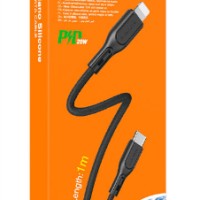 Usb Кабель-зарядка Type-C на Lightning Borofone BX66 20W 1м силиконовый черный