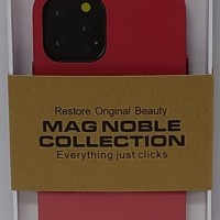 Накладка для i-Phone 12/12 Pro K-Doo Mag Noble кожаная красная