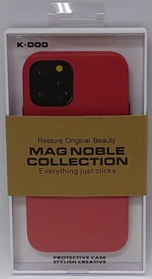 Накладка для i-Phone 12/12 Pro K-Doo Mag Noble кожаная красная Накладка для i-Phone 12/12 Pro K-Doo Mag Noble кожаная красная
