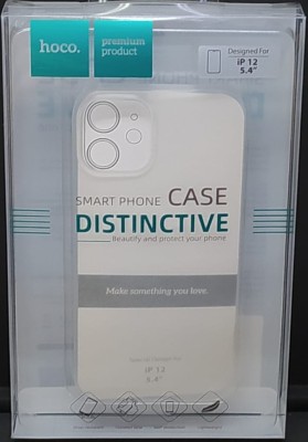 Накладка для i-Phone 12 mini 5.4&quot; Hoco Distinctive силикон прозрачный Накладка для i-Phone 12 mini 5.4" Hoco Distinctive силикон прозрачный