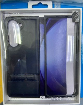 Чехол-накладка для Samsung Galaxy Z Fold 5 Puloka Classic кожа черная Чехол-накладка для Samsung Galaxy Z Fold 5 Puloka Classic кожа черная