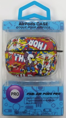 Силиконовый светящийся в темноте чехол для AirPods Pro Luxo Kaws рисунок №51 Силиконовый светящийся в темноте чехол для AirPods Pro Luxo Kaws рисунок №51