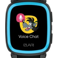 Детские часы Elari KidPhone <Ну погоди> черно-голубые