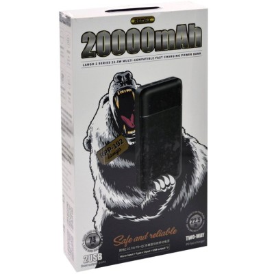 Powerbank REMAX RPP-192 20000mAh 2USB 22.5W черный Powerbank REMAX RPP-192 20000mAh 2USB 22.5W черный