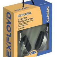 Стереонаушники Bluetooth полноразмерные Exployd EX-HP-937 BT4.0/300mAh/8ч серые