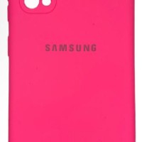 Накладка для Samsung Galaxy S20 Silicone cover без логотипа розовая