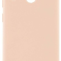 Накладка для Samsung Galaxy A20 Silicone cover пудро