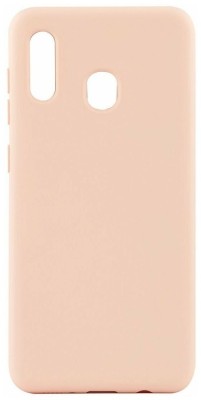 Накладка для Samsung Galaxy A20 Silicone cover пудро Накладка для Samsung Galaxy A20 Silicone cover пудро