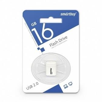 USB флеш накопитель Smartbuy 16GB Lara White (SB16GBLARA-W) USB флеш накопитель Smartbuy 16GB Lara White (SB16GBLARA-W)