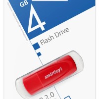 USB флеш накопитель Smartbuy 4GB Scout (SB004GB2SCR) красный
