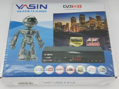 ТВ-приставка для приема цифрового телевидения Yasin D8000 ТВ-приставка для приема цифрового телевидения Yasin D8000
