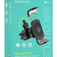 Держатель в автомобиль в воздуховод Borofone BH61 с зажимом черный