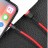 Кабель для зарядки Iphone Baseus Cafule с быстрой зарядкой 1м, в тканевой оплетке, красный