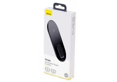 Беспроводное зарядное устройство Baseus Simple Wireless Charger WXJK-C01 чёрный Беспроводное зарядное устройство Baseus Simple Wireless Charger WXJK-C01 чёрный