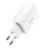 Сетевое зарядное устройство с Type C, скоростная зарядка Baseus Speed Mini 1C 3A/20W, белое