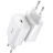 Сетевое зарядное устройство с Type C, скоростная зарядка Baseus Speed Mini 1C 3A/20W, белое