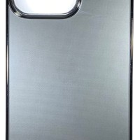 Чехол-накладка для i-Phone 14 Pro Max пластик серебристый