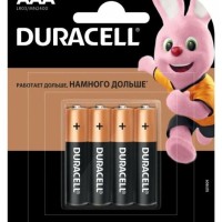 Батарейка алкалиновая Duracell Basic AAA/LR03/BL4