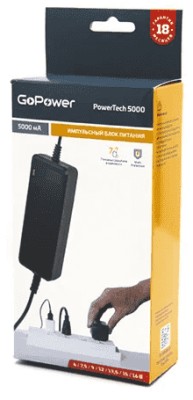 Импульсный блок питания GoPower PowerTech 5000 12V/5000 mA (7 переходников) Импульсный блок питания GoPower PowerTech 5000 12V/5000 mA (7 переходников)