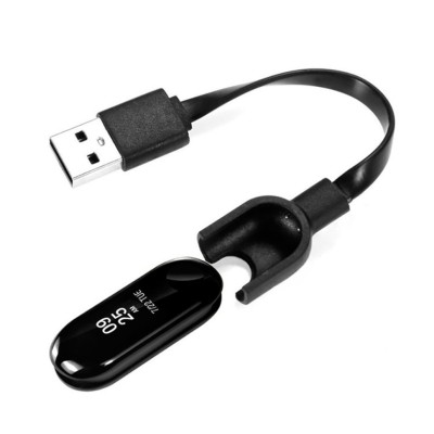 Usb кабель-зарядка для фитнес-браслета Xiaomi Mi Band 3 чёрный Usb кабель-зарядка для фитнес-браслета Xiaomi Mi Band 3 чёрный