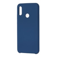 Накладка для Huawei P Smart (2019)/Honor 10 Lite Silicone cover темно-синяя