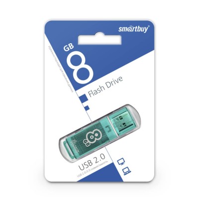 USB флеш накопитель Smartbuy 8GB Glossy Green SB8GBGS-G USB флеш накопитель Smartbuy 8GB Glossy Green SB8GBGS-G