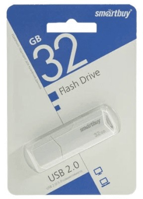 USB флеш накопитель SmartBuy 32GB Clue White (SB32GBCLU-W) USB флеш накопитель SmartBuy 32GB Clue White (SB32GBCLU-W)