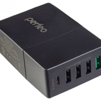Сетевое зар. устр. Perfeo Fast 5USB QC3.0, 3A черное (PF-A4455)