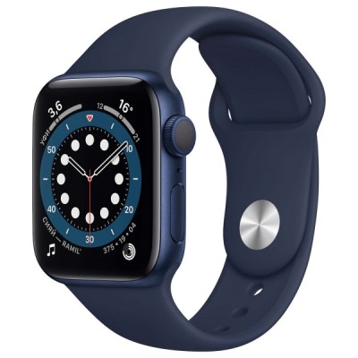 Apple Watch Series 6 40мм РСТ (MG143RU/A) синий Apple Watch Series 6 40мм РСТ (MG143RU/A) синий