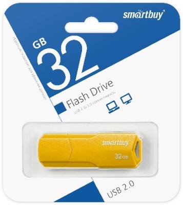 USB флеш накопитель Smartbuy 32GB Clue Yellow (SB32GBCLU-Y) USB флеш накопитель Smartbuy 32GB Clue Yellow (SB32GBCLU-Y)