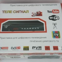ТВ-приставка для приема цифрового телевидения ТелеСигнал T6000 DVB-T/T2