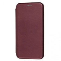 Чехол-книжка Samsung Galaxy M52 Fashion Case кожаная боковая бордовая