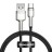 Usb Кабель-зарядка TYPE-C Baseus Cafule Series Metal Data Cable 66W 1м (CAKF000101) черный