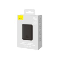 Powerbank с беспроводной зарядкой Baseus Magnetic Wireless 6000mAh 20W (PPCX020001) чёрный