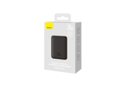 Powerbank с беспроводной зарядкой Baseus Magnetic Wireless 6000mAh 20W (PPCX020001) чёрный Powerbank с беспроводной зарядкой Baseus Magnetic Wireless 6000mAh 20W (PPCX020001) чёрный
