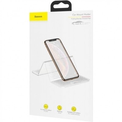 Коврик противоскользящий на торпеду Baseus Folding Bracket Antiskid Pad SUWNT-02 белый Коврик противоскользящий на торпеду Baseus Folding Bracket Antiskid Pad SUWNT-02 белый