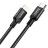 Usb Кабель-зарядка Type-C на Lightning Hoco X14 Double 3A 20W 2м в тканевой оплетке черный
