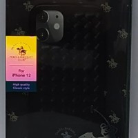 Накладка для i-Phone 12 mini 5.4" SANTA BARBARA кожа в ассортименте