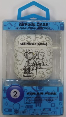 Силиконовый светящийся в темноте чехол для AirPods 1/2 Luxo Kaws рисунок №1 Силиконовый светящийся в темноте чехол для AirPods 1/2 Luxo Kaws рисунок №1