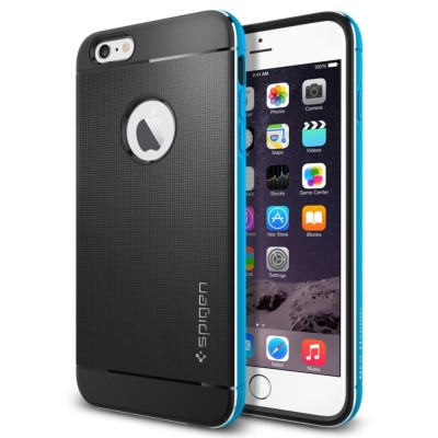 Чехол Spigen для i-Phone 6 Plus &quot; Neo Hybrid Metal SGP11072 голубой Чехол Spigen для i-Phone 6 Plus " Neo Hybrid Metal SGP11072 голубой