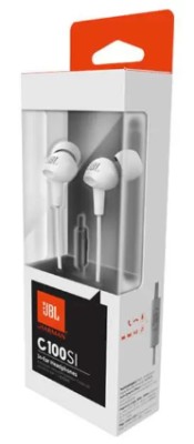 Наушники с микрофоном JBL C100SI 1.2м белые Наушники с микрофоном JBL C100SI 1.2м белые