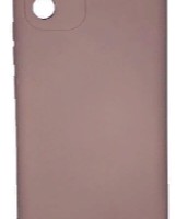 Накладка для Samsung Galaxy A03 Silicone cover без логотипа пудро